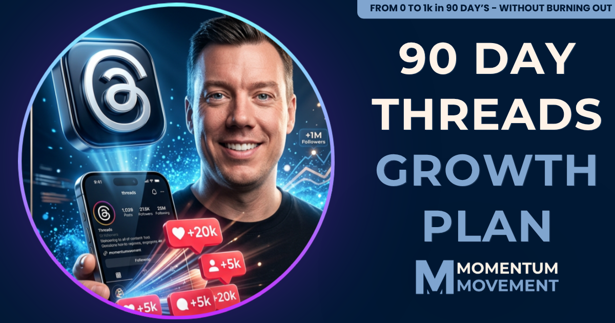 A step-by-step system to grow to 1K followers in 90 days without burning out.